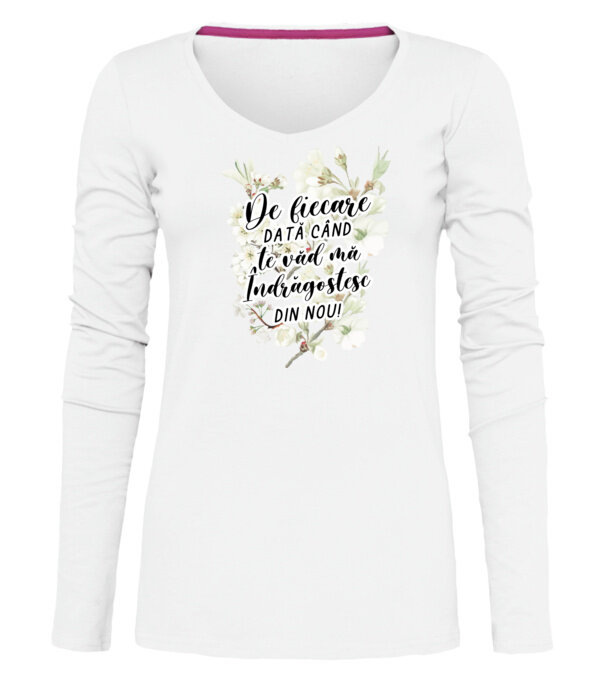  model  pe tricou