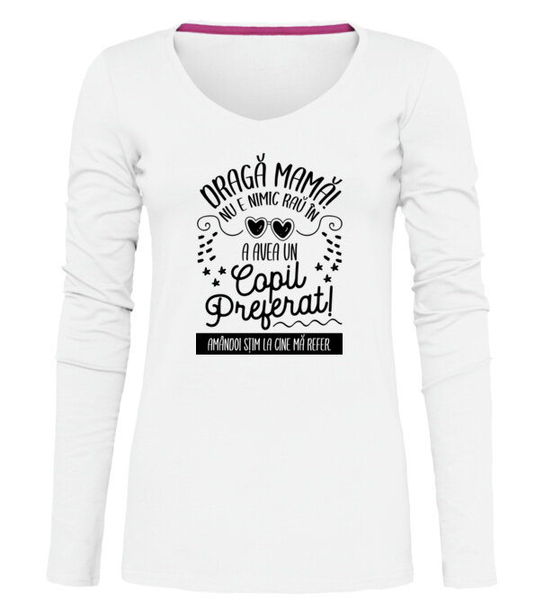  model  pe tricou