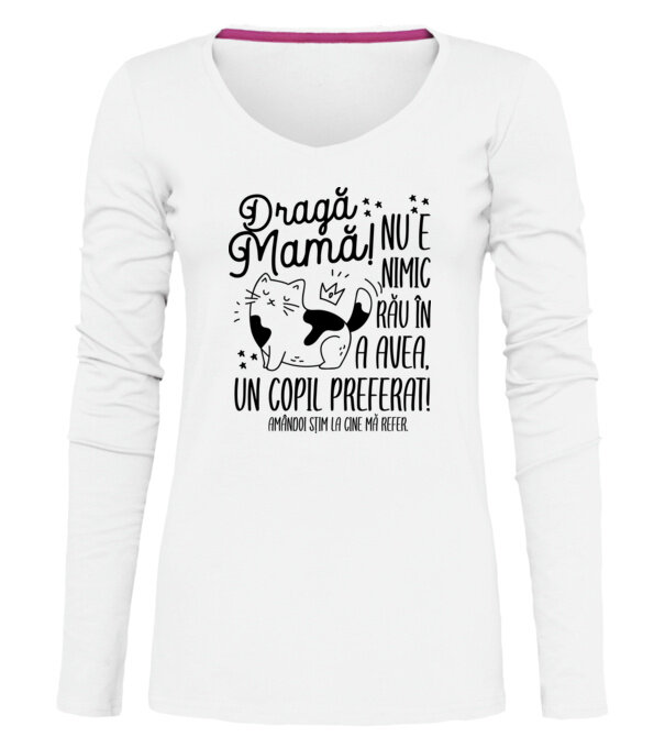  model  pe tricou