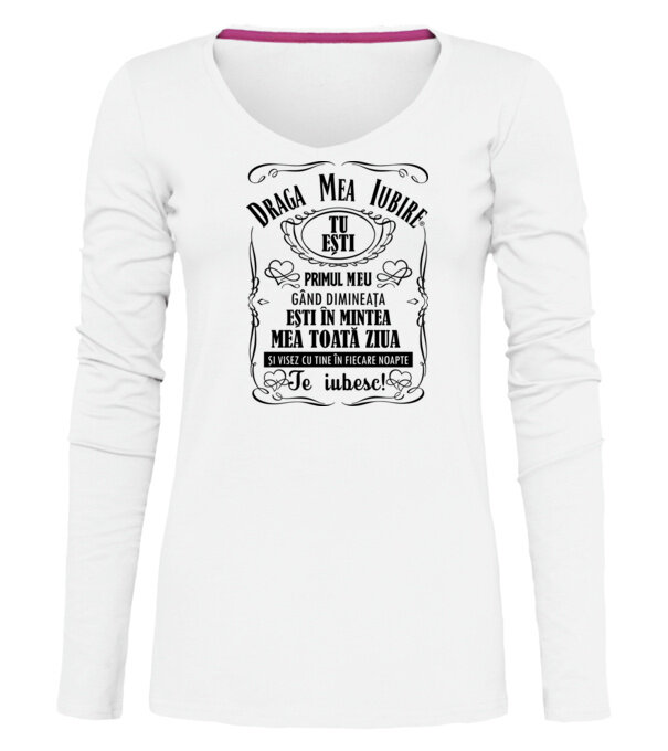  model  pe tricou