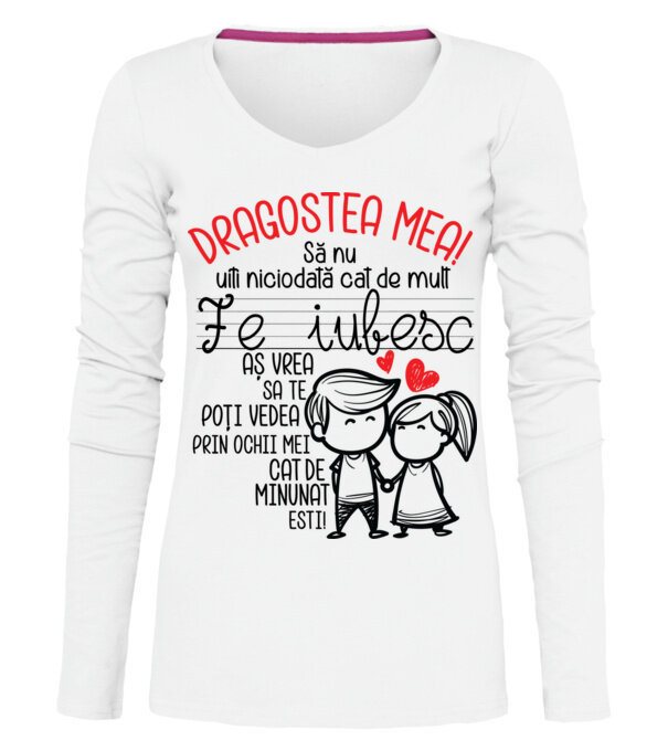  model  pe tricou