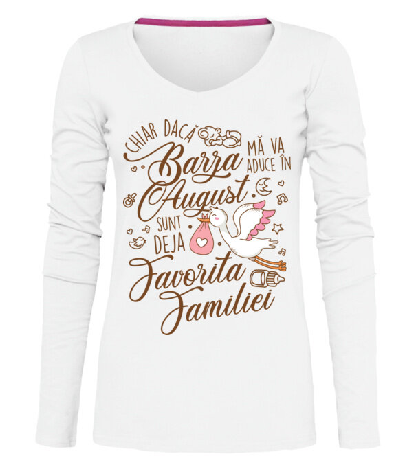  model  pe tricou