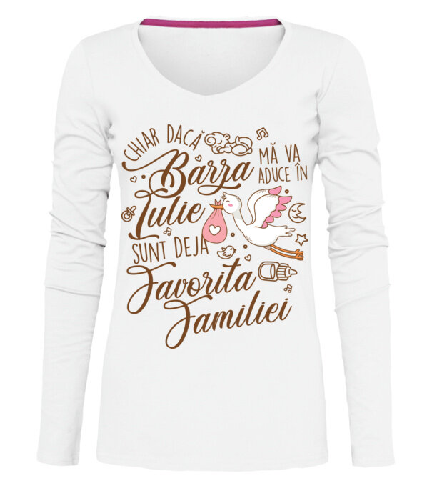  model  pe tricou