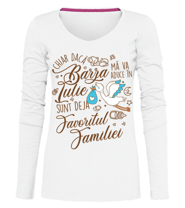  model  pe tricou