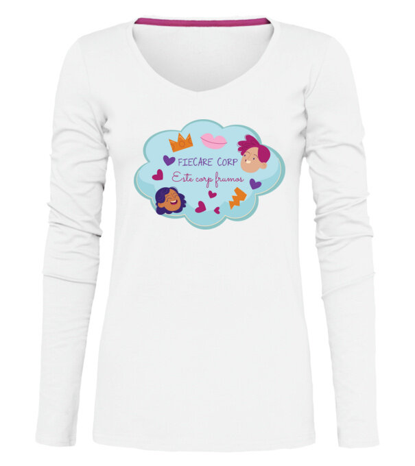  model  pe tricou