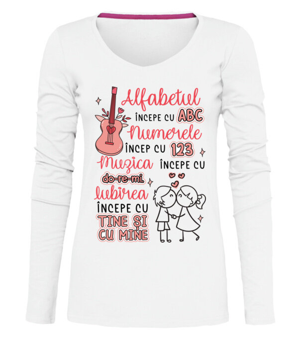  model  pe tricou