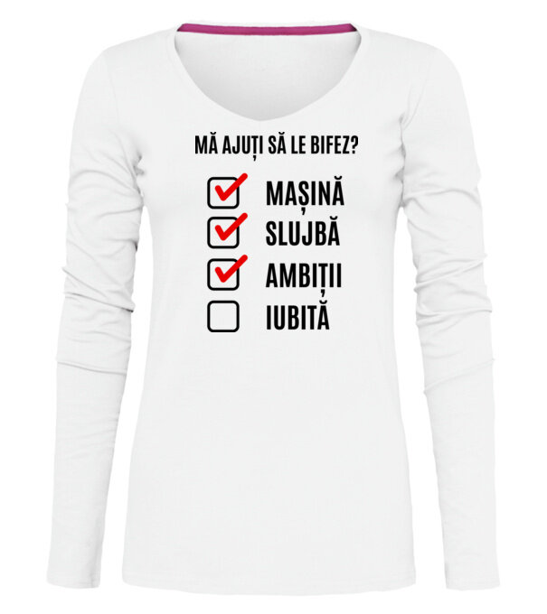  model  pe tricou