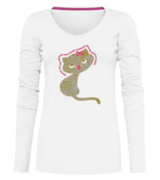  model  pe tricou