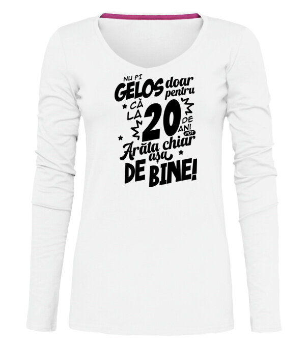  model  pe tricou