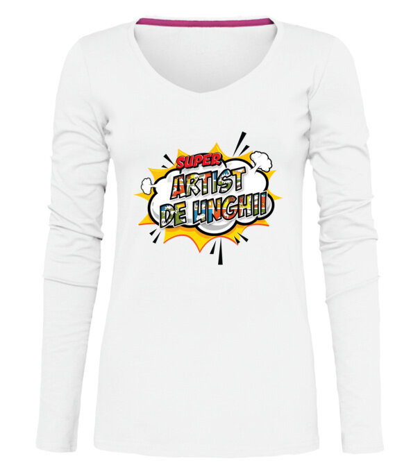  model  pe tricou