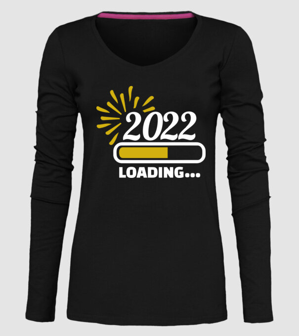 2022 loading model negru pe tricou