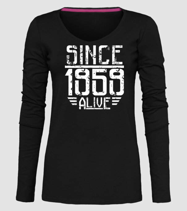 Alive since 1959 model negru pe tricou