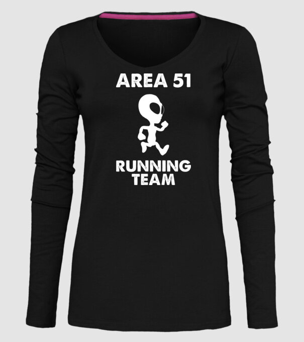 area51 running team model negru pe tricou