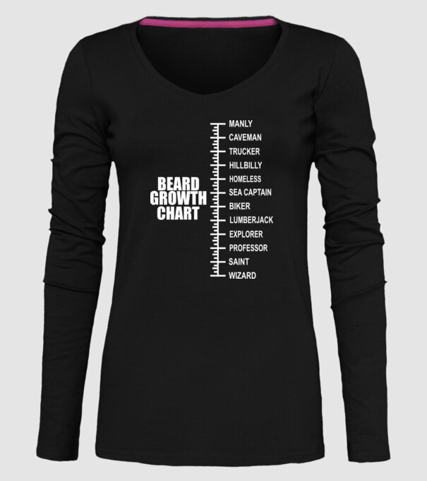 Beard scale model negru pe tricou
