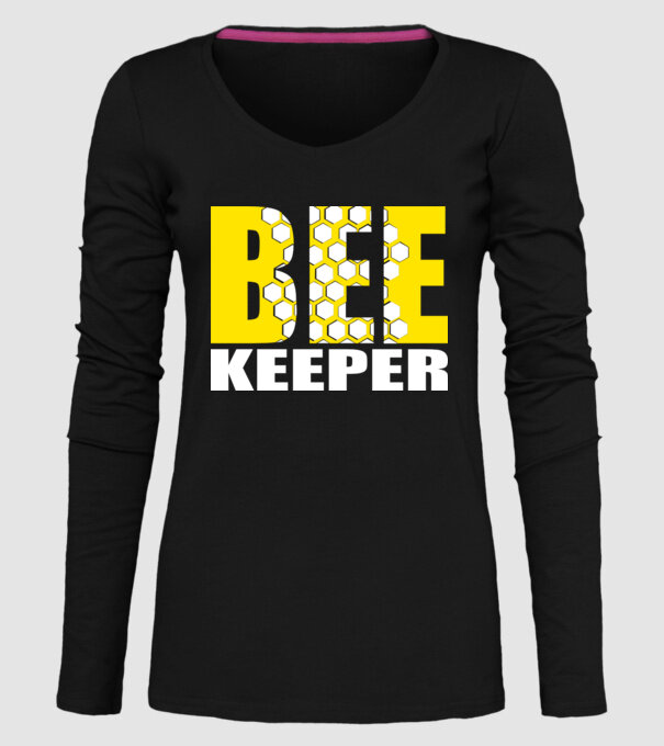 BeeKeeper model negru pe tricou