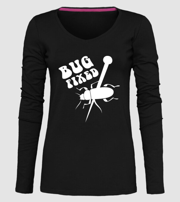 Bug fixed model negru pe tricou