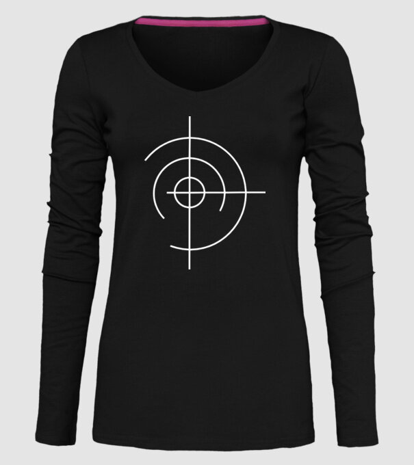 Aim shoot model negru pe tricou
