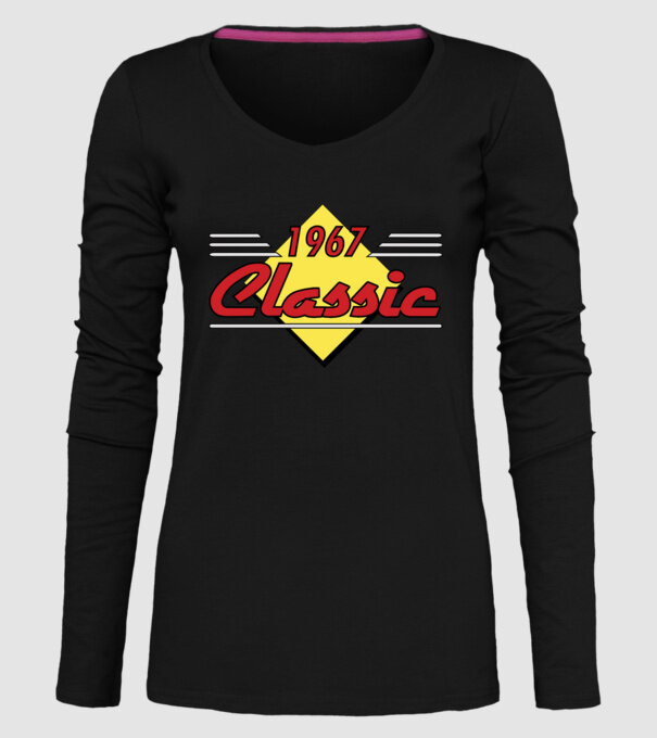 Classic - 1967 model negru pe tricou