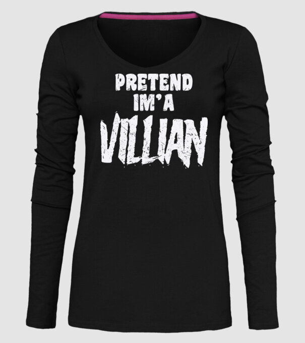 Villian carnaval model negru pe tricou