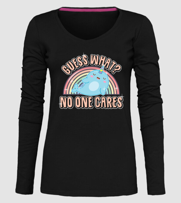 Guess what narval model negru pe tricou