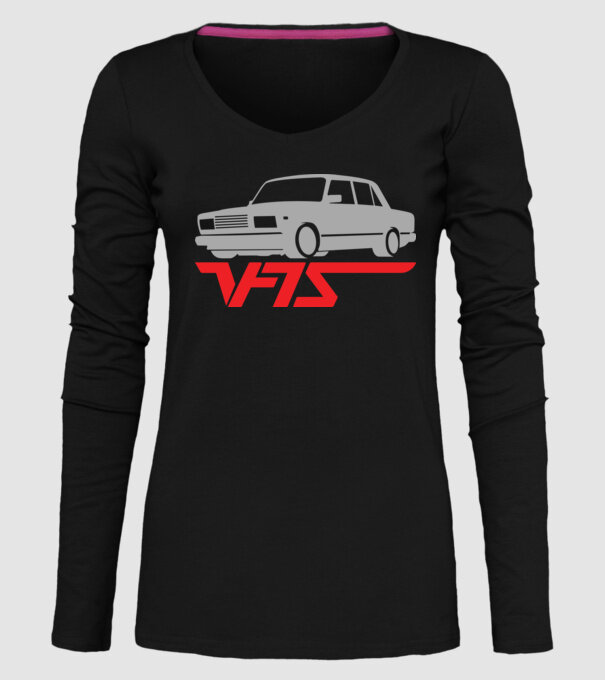 Lada model negru pe tricou