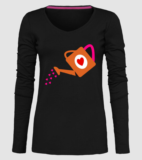 Cană de stropit model negru pe tricou