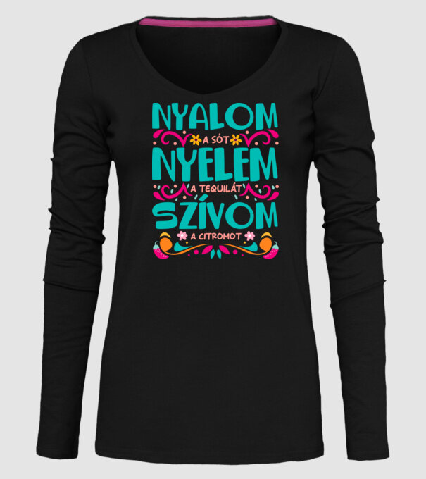 Ling sarea, înghit tequila, sug lămâia_D5934819 model negru pe tricou