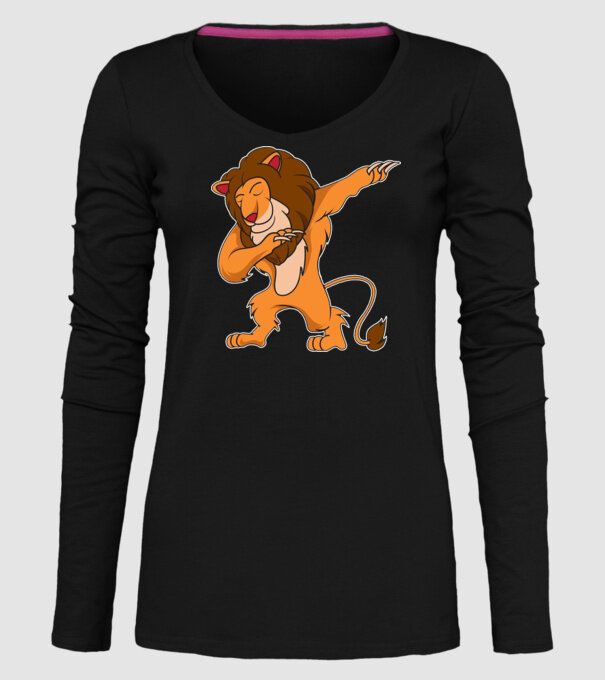 Leu DAB model negru pe tricou