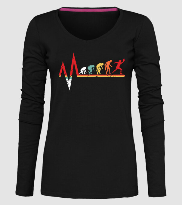 Evoluție ping-pong model negru pe tricou