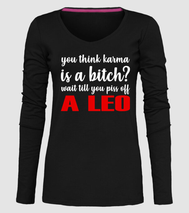 Piss of a LEO model negru pe tricou
