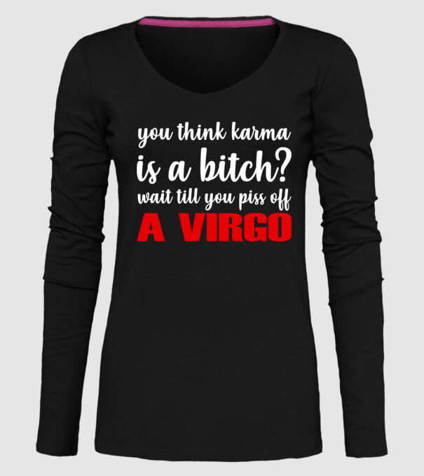 Piss of a VIRGO model negru pe tricou