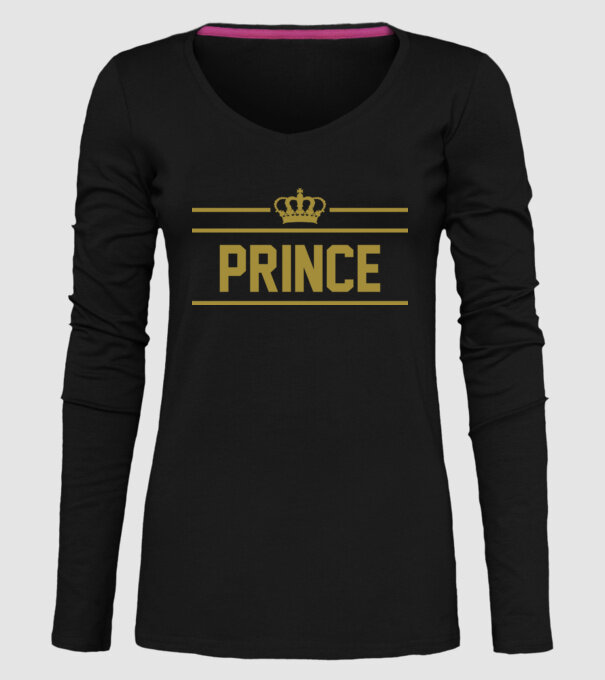 Prince model negru pe tricou
