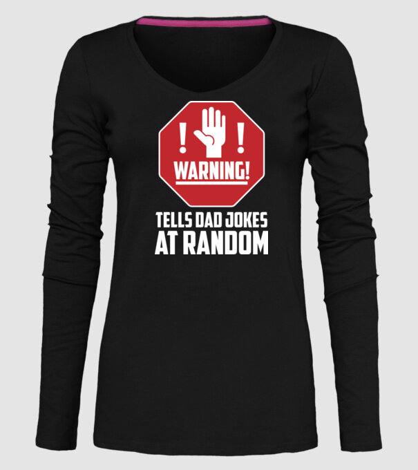 Random dad jokes model negru pe tricou