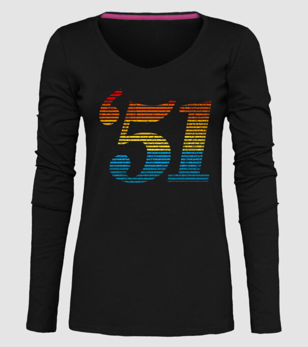 Retro Birthday 1951 model negru pe tricou