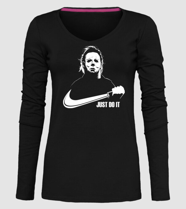 Serial killer model negru pe tricou