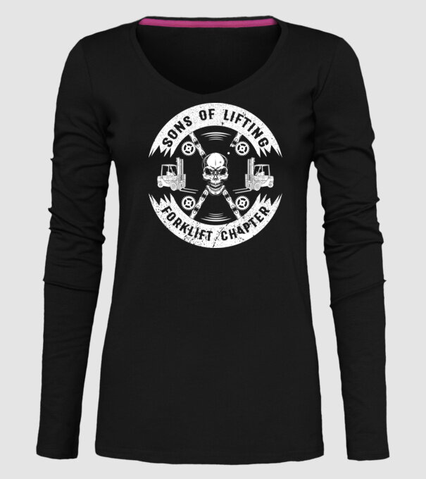 SONS OF LIFTING model negru pe tricou