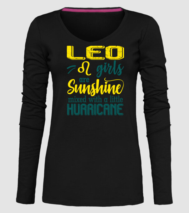 Sunshine with Hurricane LEO model negru pe tricou