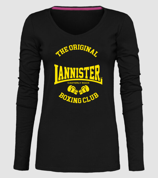 The Original Lannister model negru pe tricou