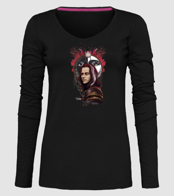 Valar Morghulis model negru pe tricou