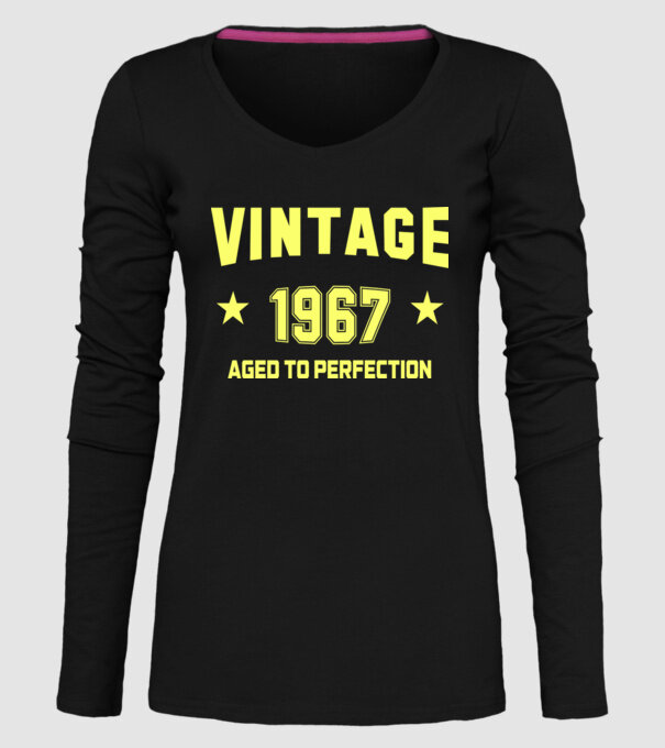Vintage - 1967 model negru pe tricou