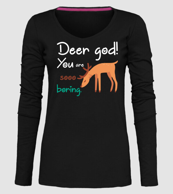 You = boring model negru pe tricou
