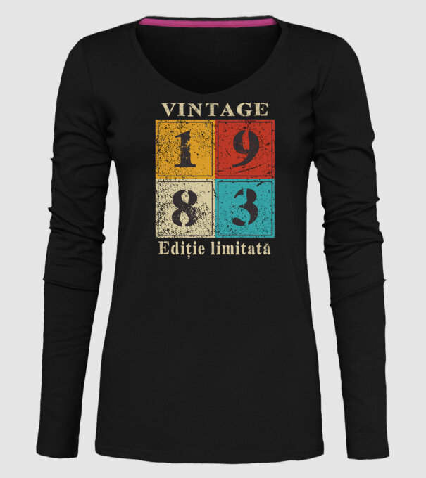 1983 - Ediție limitată model negru pe tricou