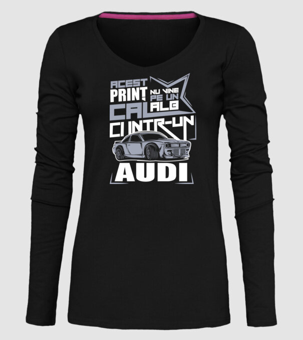 Acest prinț nu vine pe un cal alb, ci într-un Audi model negru pe tricou