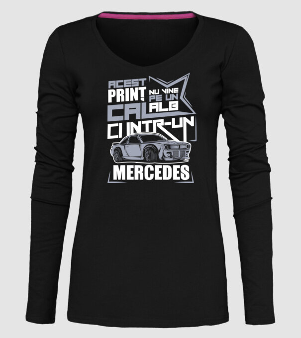 Acest prinț nu vine pe un cal alb, ci într-un Mercedes model negru pe tricou