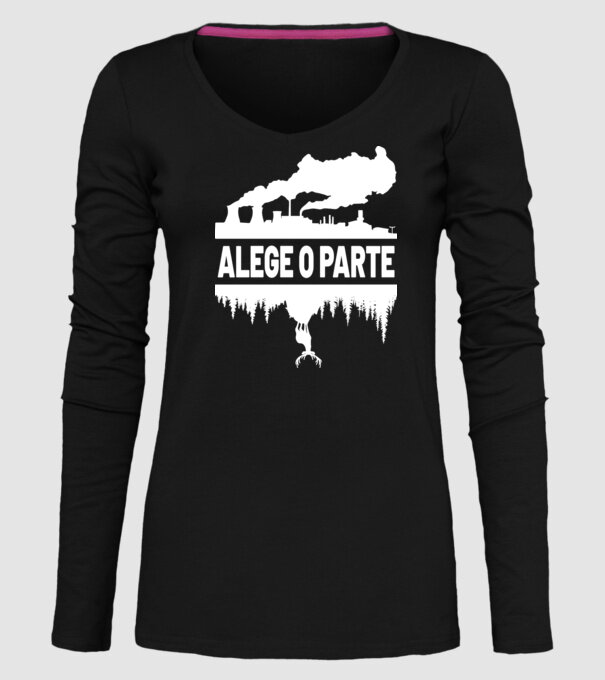 Alege o parte model negru pe tricou