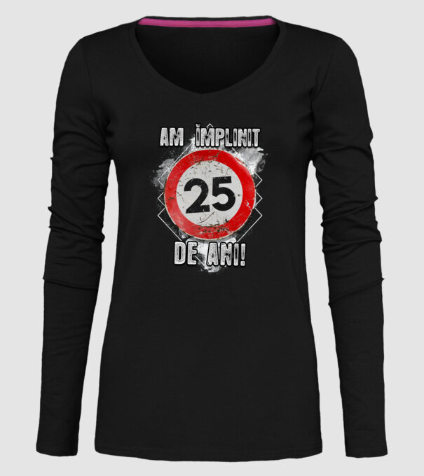 Am împlinit 27 de ani! model negru pe tricou
