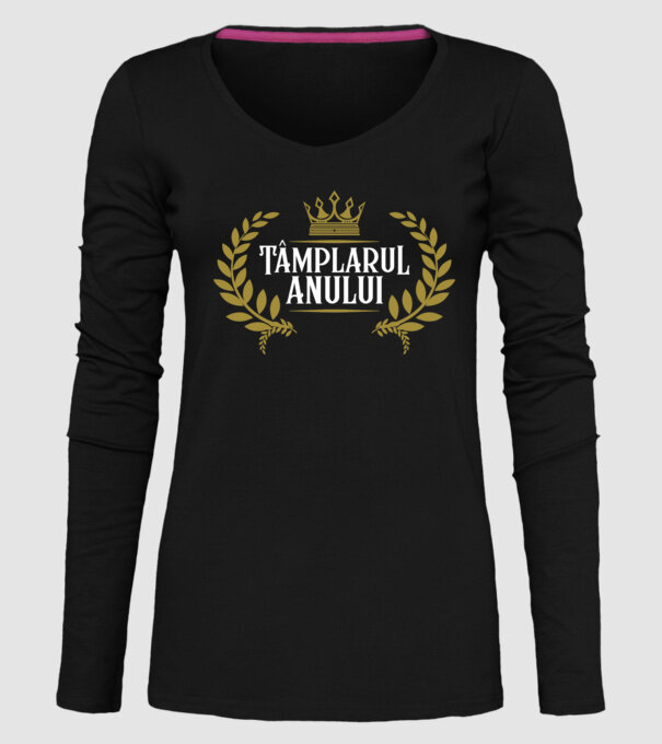 Anului Tâmplarul model negru pe tricou
