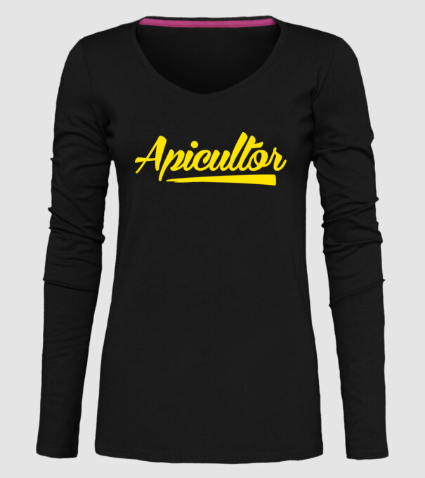 Apicultor model negru pe tricou