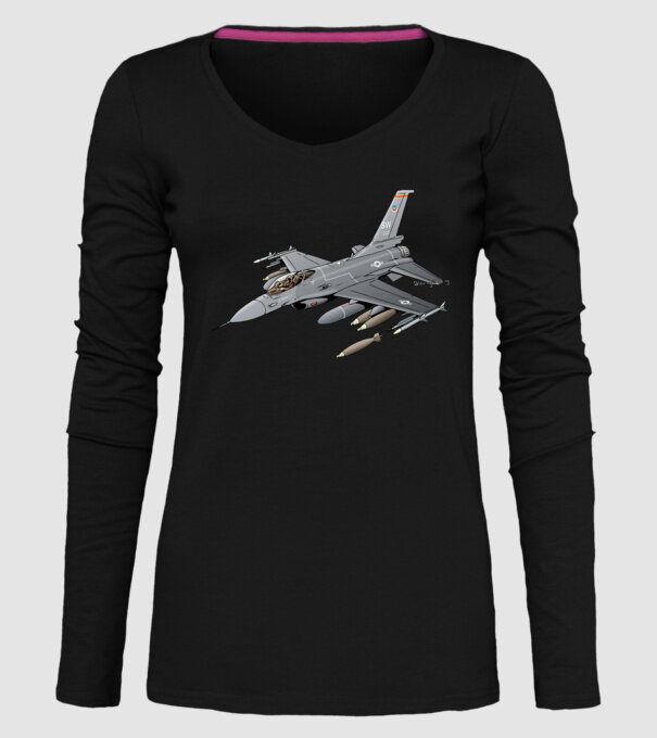 Avioane model negru pe tricou