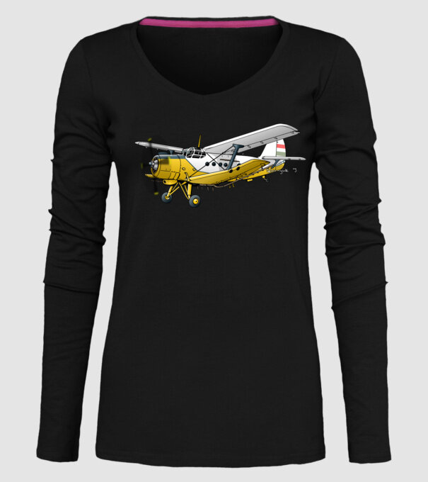Avioane model negru pe tricou